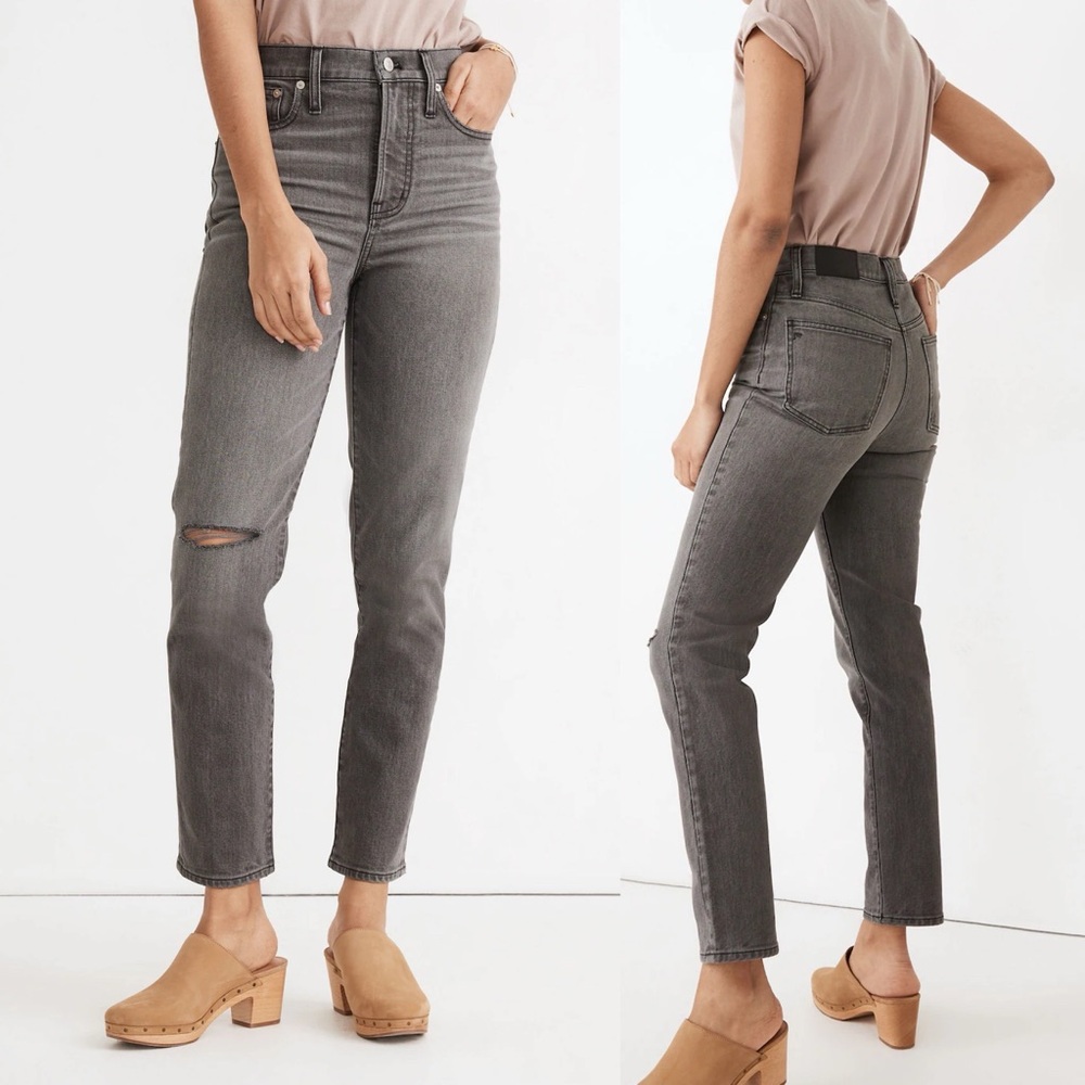 Madewell The Perfect Vintage Jean in Connell Wash: Ripped Edition